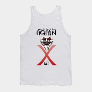 SAW X ( saw 10 ) I Want To Play A Game movie billy puppet Tank Top